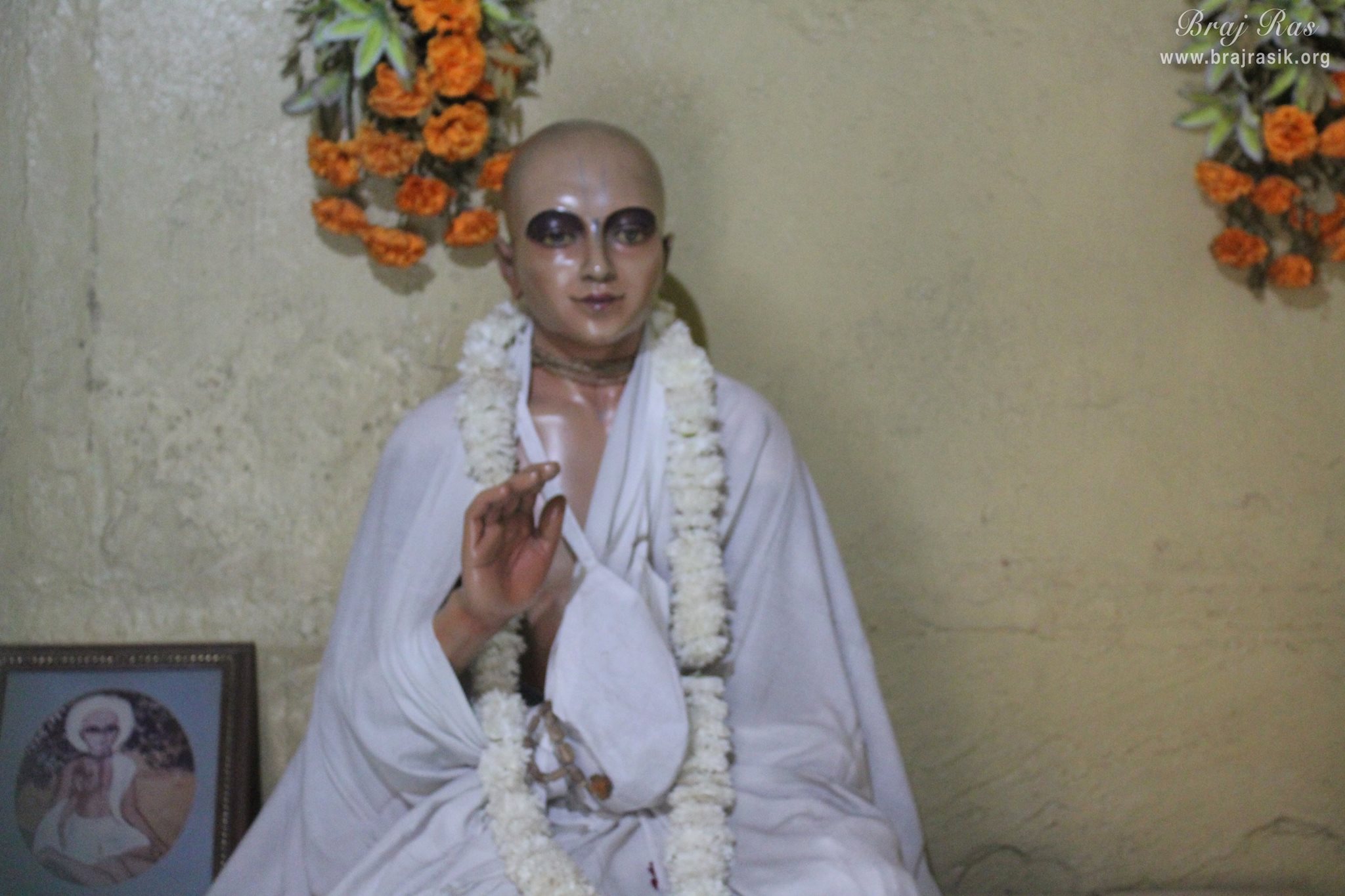 Shri Jiva Goswami at Shri Radha Damodar Temple, Vrindavan