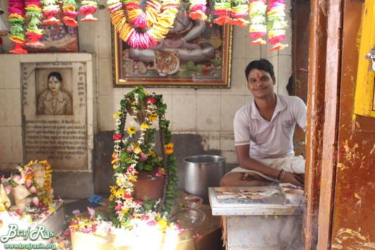 Sewayat or poojari of Shri Gopeshwar or Gopishwar Mahadev, Vrindavan