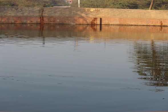 Close view of Surya Kund at Kokila Van