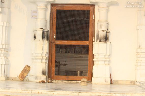 View of a door in temple area of Lalita Sakhi at Uncha Gaon - Lalita Sakhi's Village