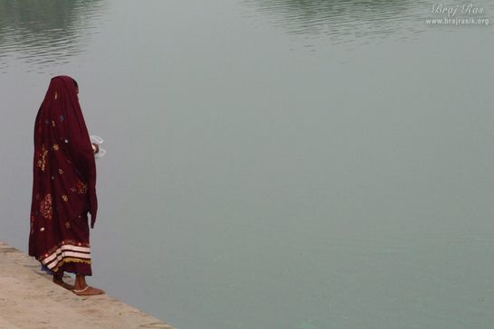 View of Deha Kund in Uncha Gaon - Lalita Sakhi's Village