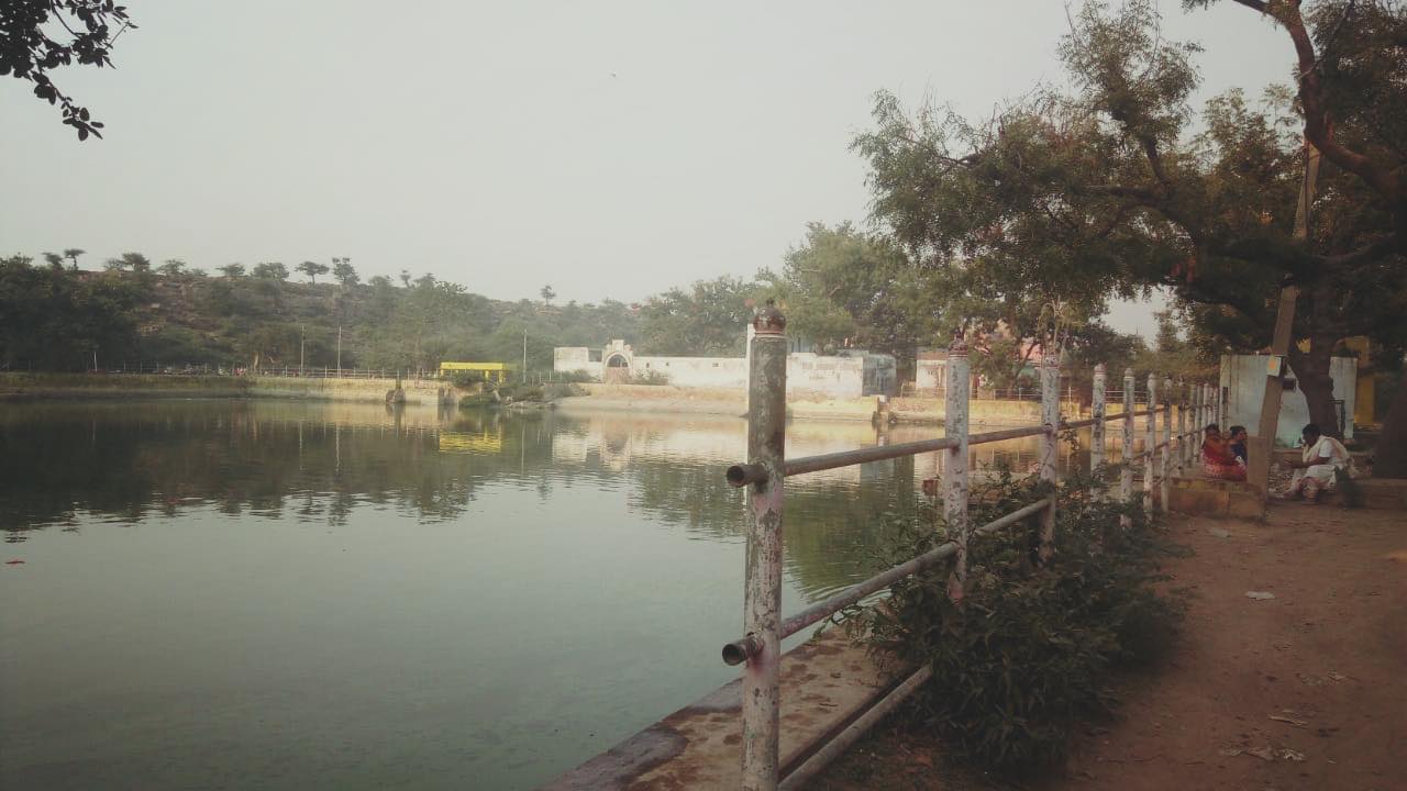 View of Govind Kund at Giriraj Govardhan, Braj