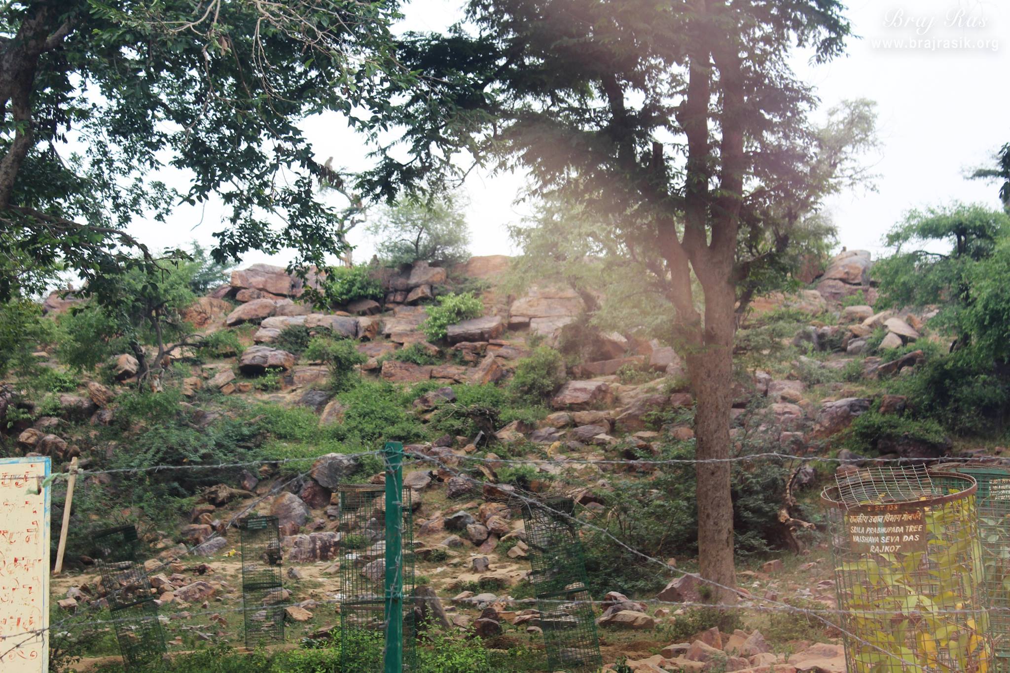 Giriraj Ji view from parikrama marg at Giriraj Govardhan, Braj