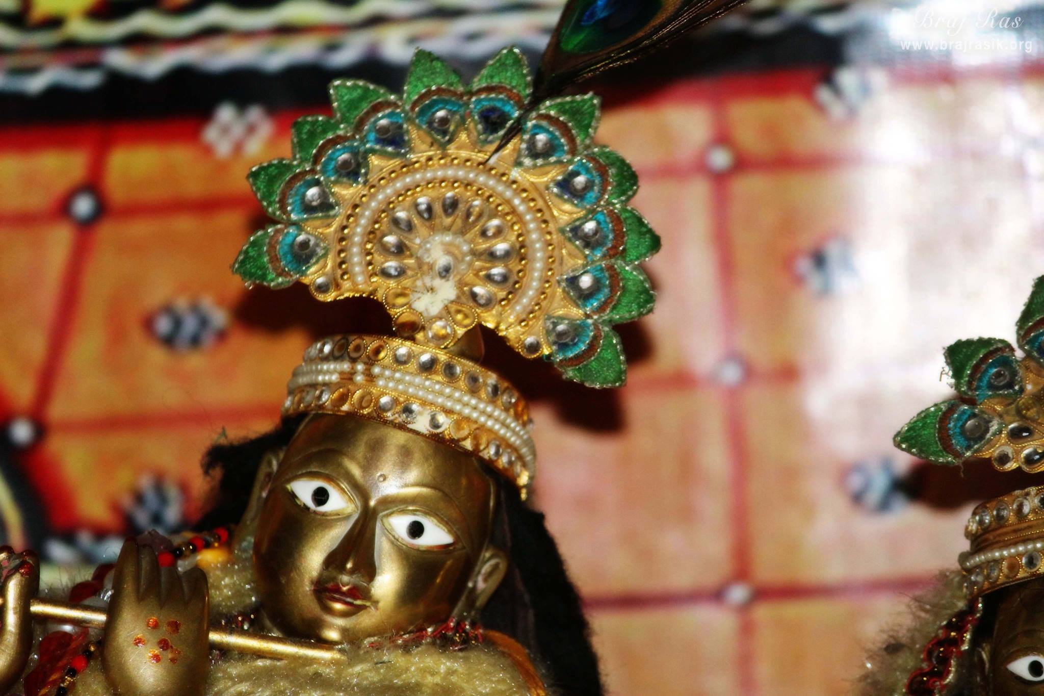 Close darshan of Shri Deha Bihari Ji at Deha Kund, Braj
