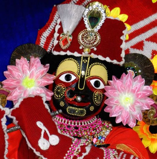 Darshan of Shyamsundar at Shri Radha Shyamsundar Temple, Vrindavan