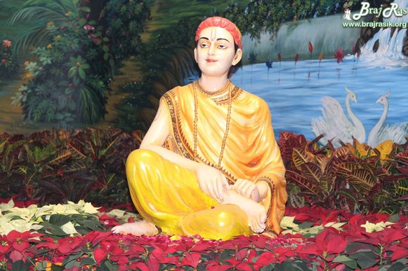Rasik saint Murali Avtar Shri Hit Harivansh Mahaprabhu at Prem Mandir Vrindavan