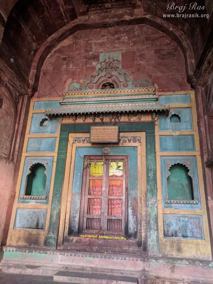 View of septum of Old Radha Vallabh Temple, Vrindavan