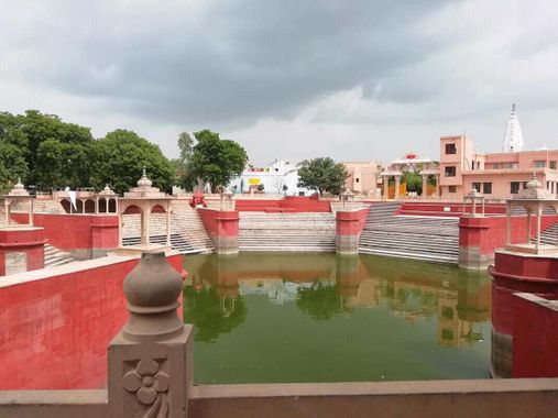 Beautiful view of Prem Sarovar - Barsana