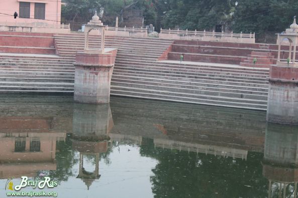 Charming view of Prem Sarovar - Barsana