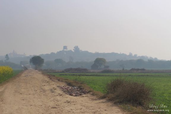 The divine view of roads of Nandgaon