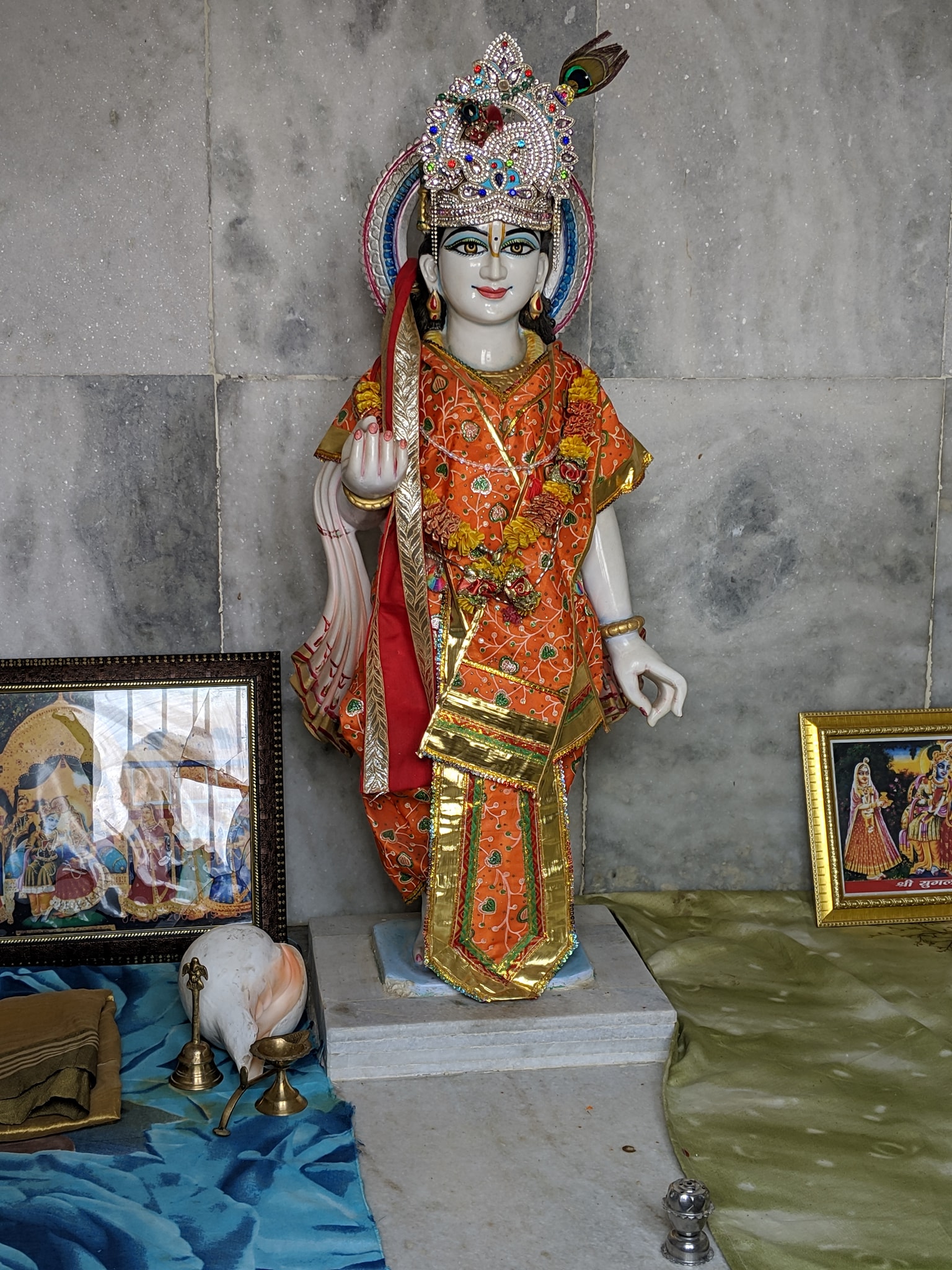 Darshan of Uddhav Ji at Uddhav Kyari, Nandgaon