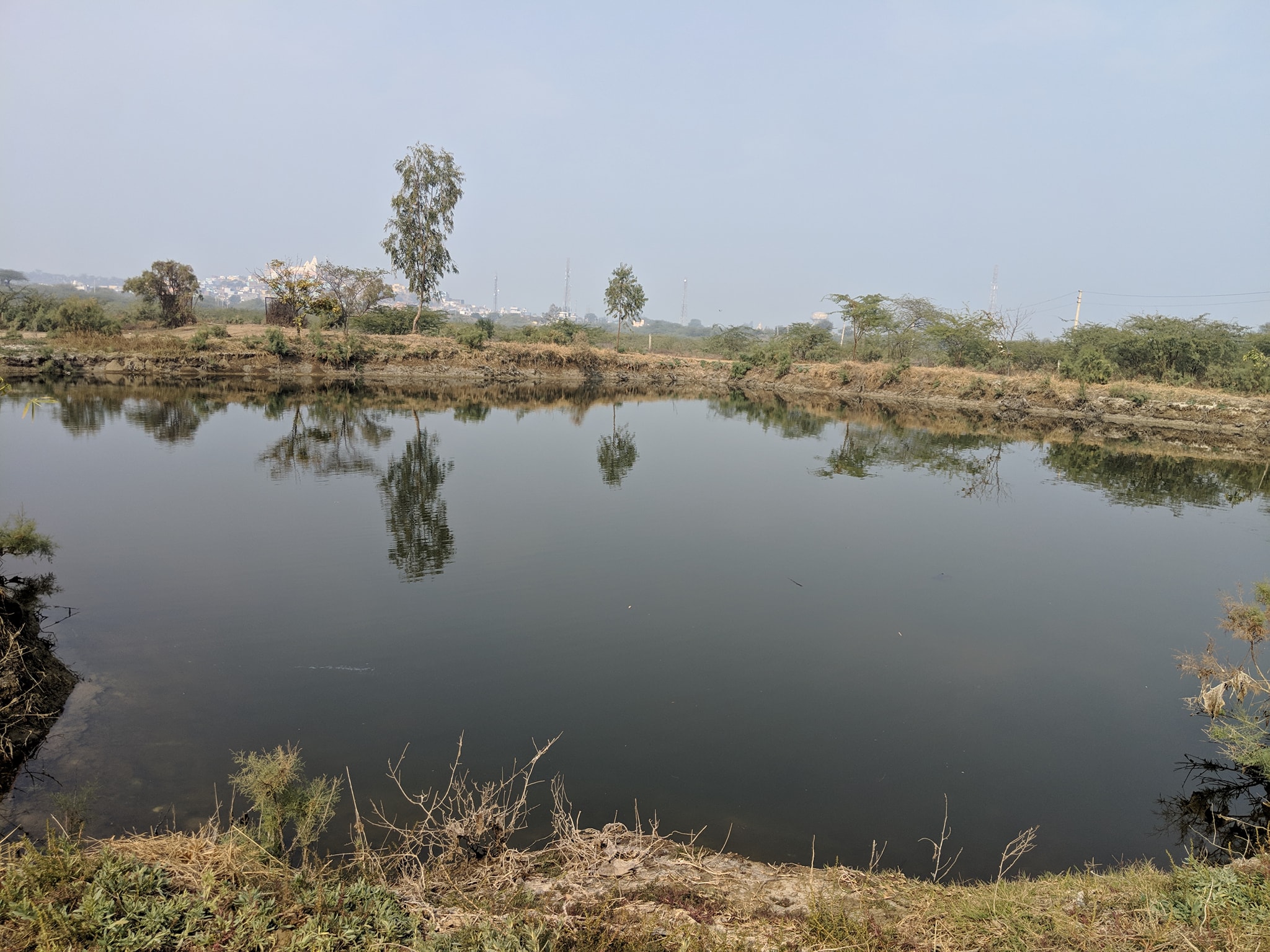Another view of kund at Uddhav Kyari, Nandgaon