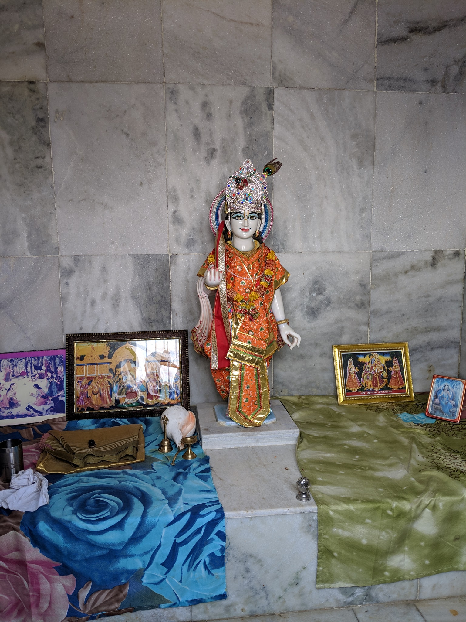 Shri Uddhav Ji in Uddhav Temple at Uddhav Kyari, Nandgaon