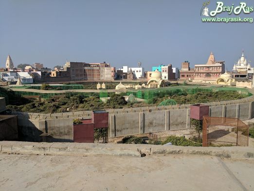 Another view of boundary between Sewa Kunj and Kishor Van, Vrindavan