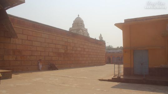 View of temple inside at Shri Rangji Mandir, Vrindavan