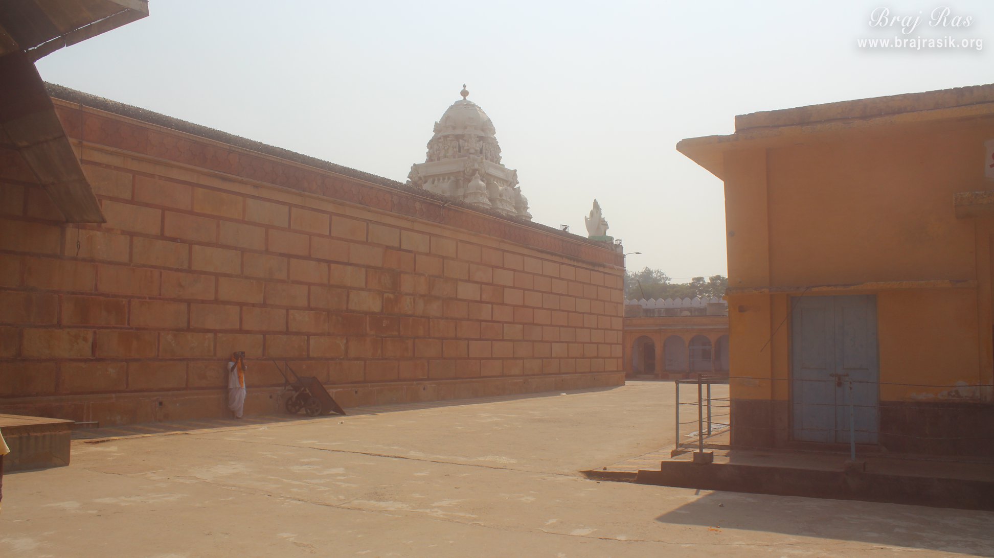 View of temple inside at Shri Rangji Mandir, Vrindavan