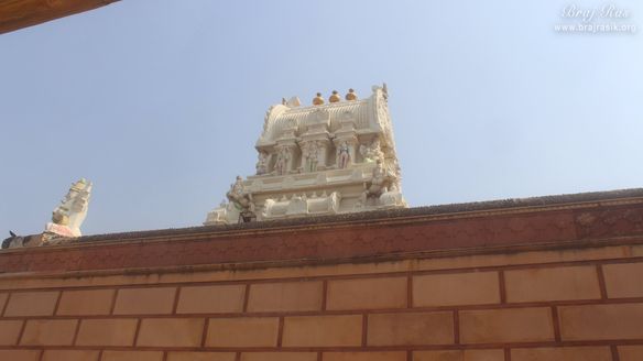 View of various demigods constructed inside Shri Rangji Mandir, Vrindavan
