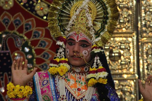 Darshan of Shri Radharani blessing to all at Raas Leela Moments, Vrindavan