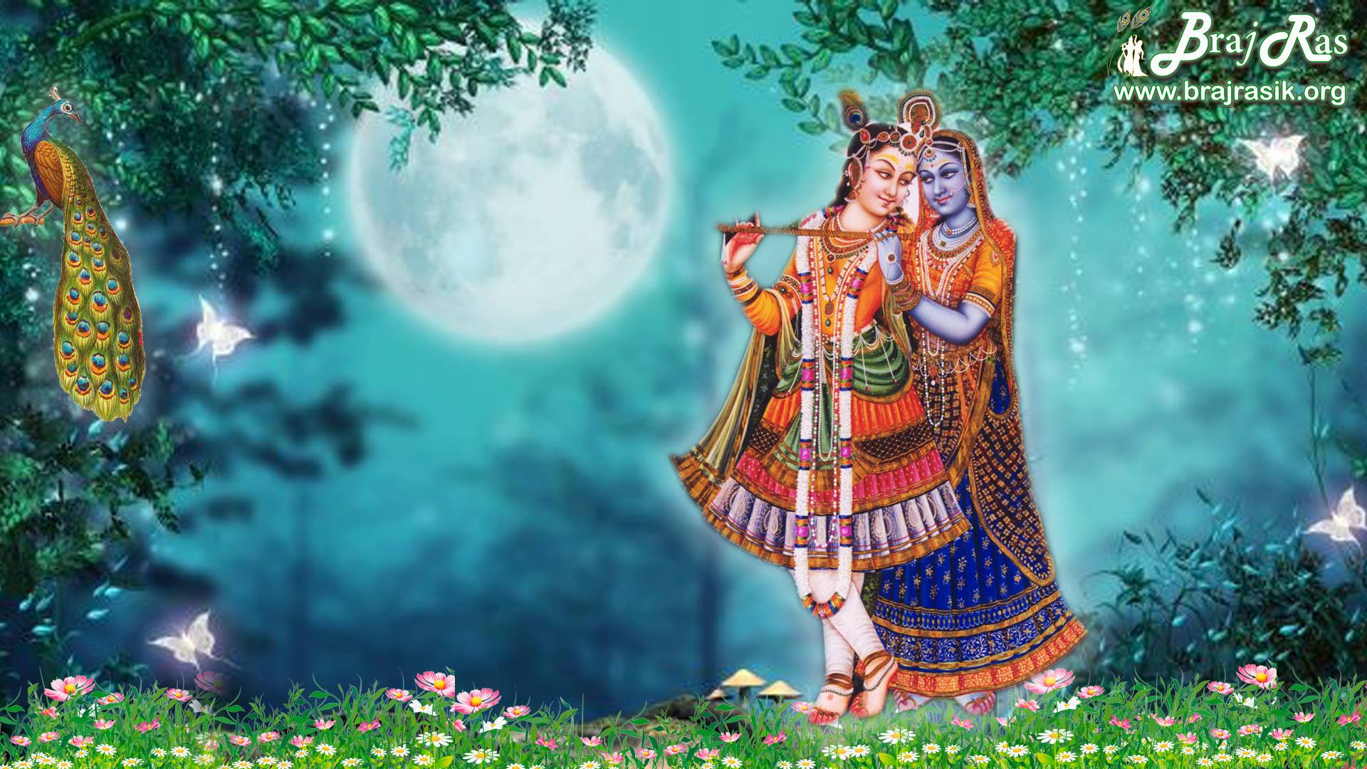 The leela, When Priya Ji becomes Thakurji and Thakurji becomes Priya Ji. Beautiful leela described by Swami Shri Haridas (Lalita Sakhi Avtar) as such:
"Aisi Tau Vichitra Jori Bani, Aisi Kahun Dekhi Suni na Bani"

During the leela, Priyaji becomes Priytam & Priytam becomes Priyaji. After that, they merge into one. Swami Shri Haridas Ji says the divine couple’s leela is ever-new and no one has seen and listen this before.
- Kelimal, Swami Shri Haridas Ji. [Braj Ras desktop retouched wallpaper of Shri Radha Krishna]