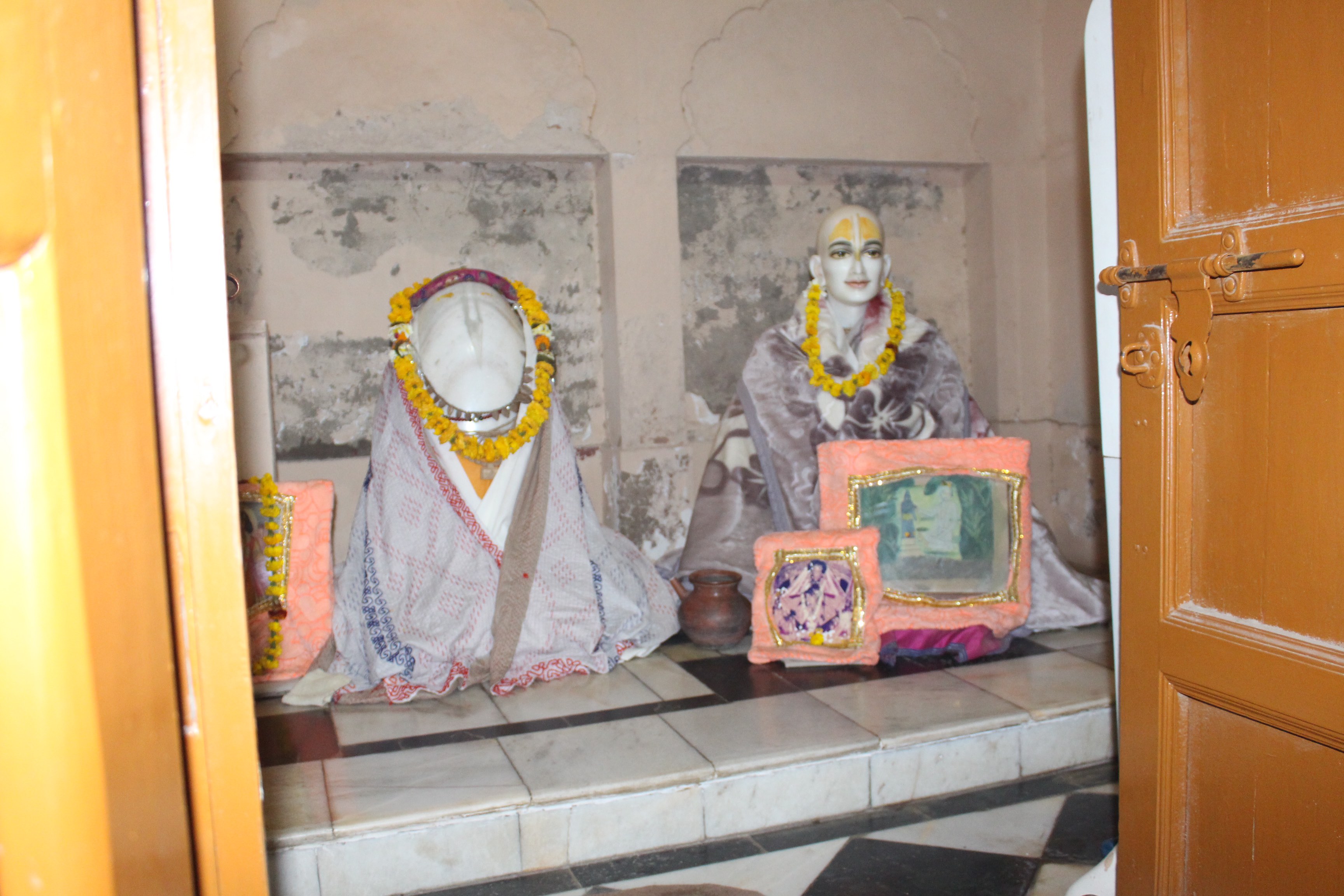 Samadhi of Shri Sanatan Goswami at Radha Madan Mohan Temple, Vrindavan