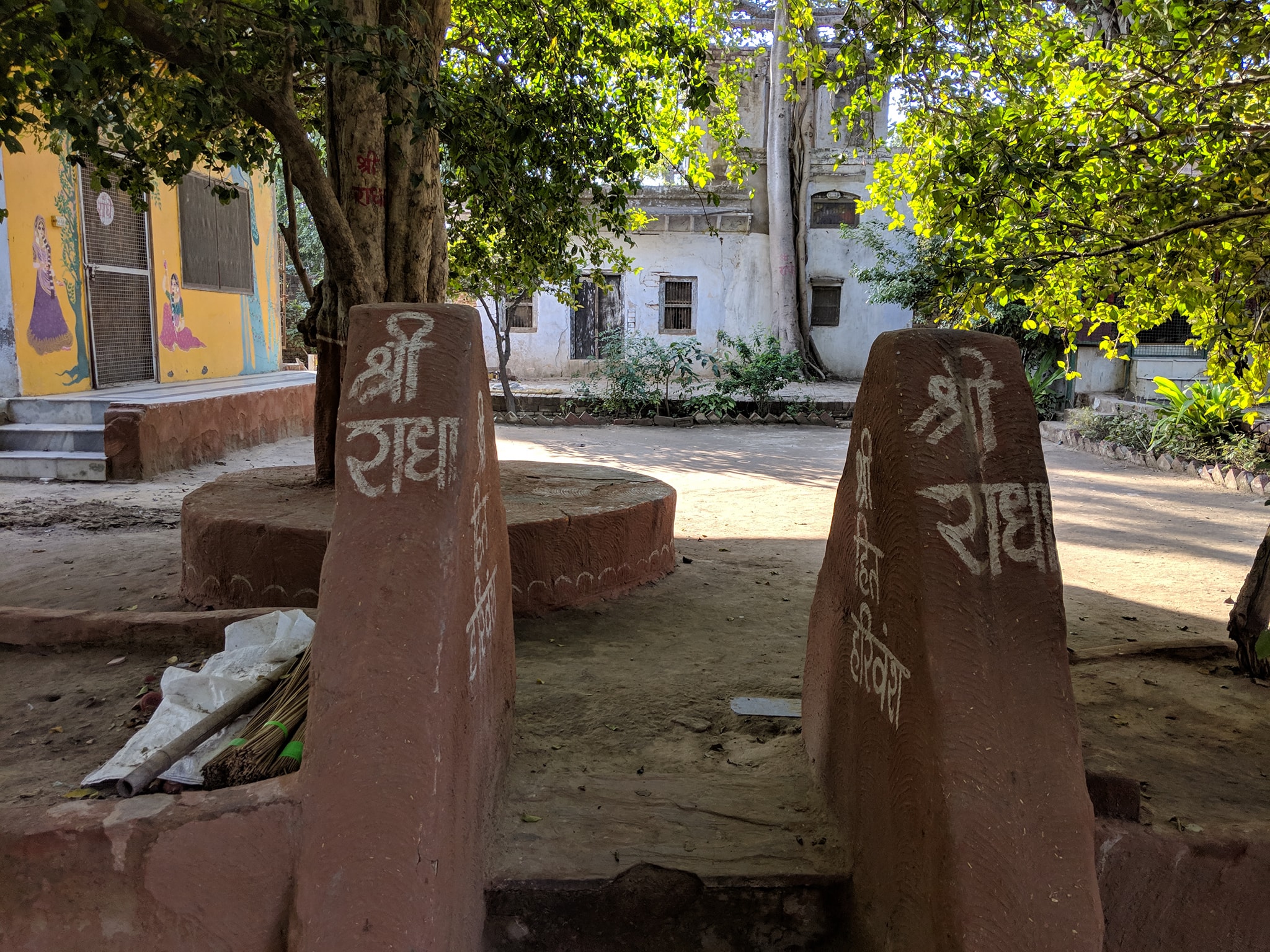 A beautiful way created inside the forest of Madan Ter Vrindavan