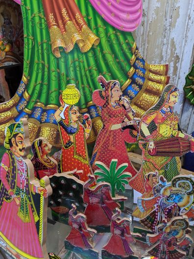 Photos of Gopis in Banke Bihari Gali
