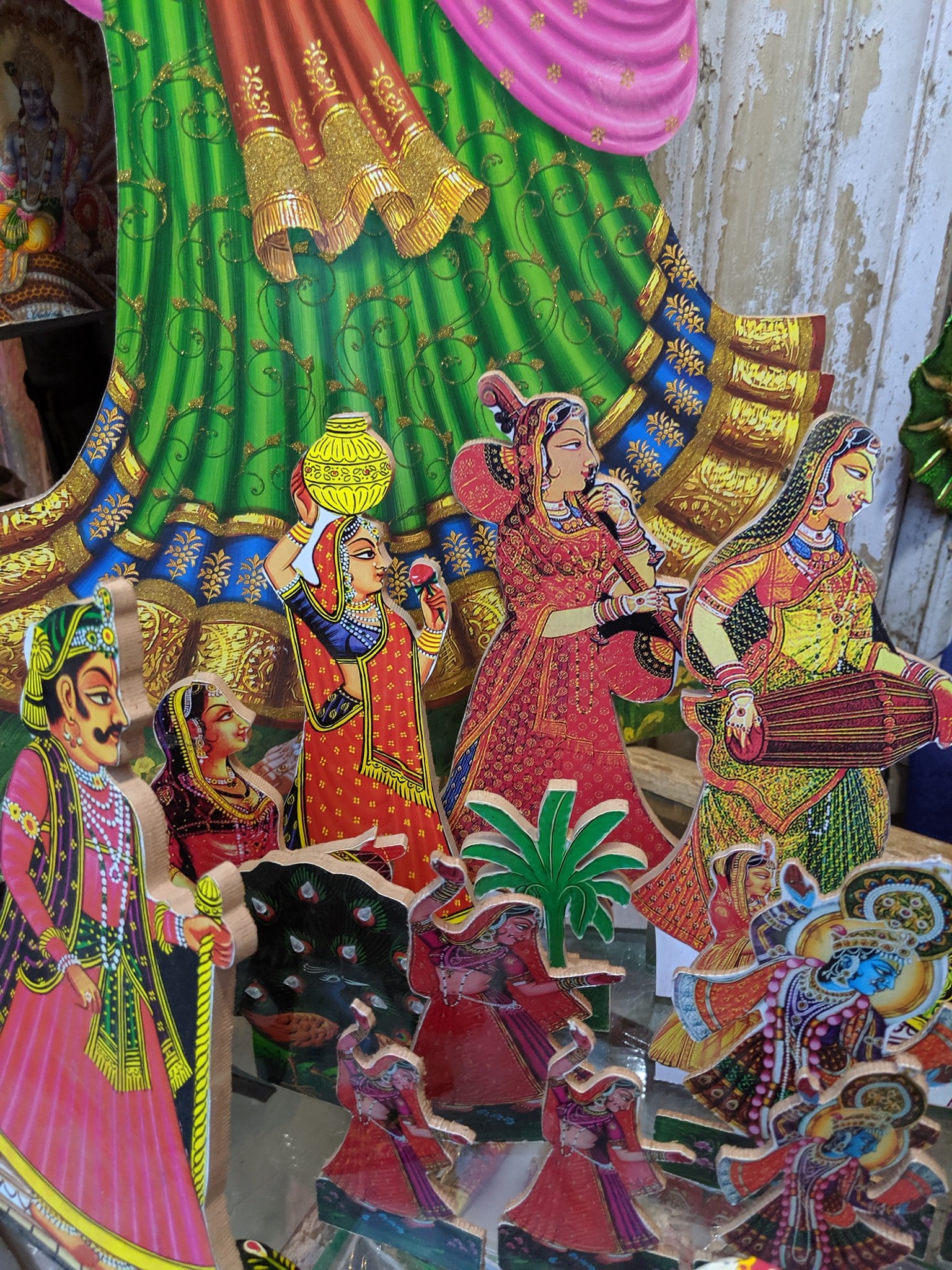 Photos of Gopis in Banke Bihari Gali