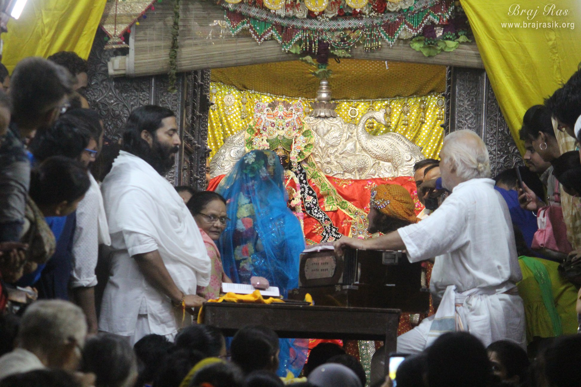 Radhashtami darshan at Shri Radha Vallabh Temple Vrindavan