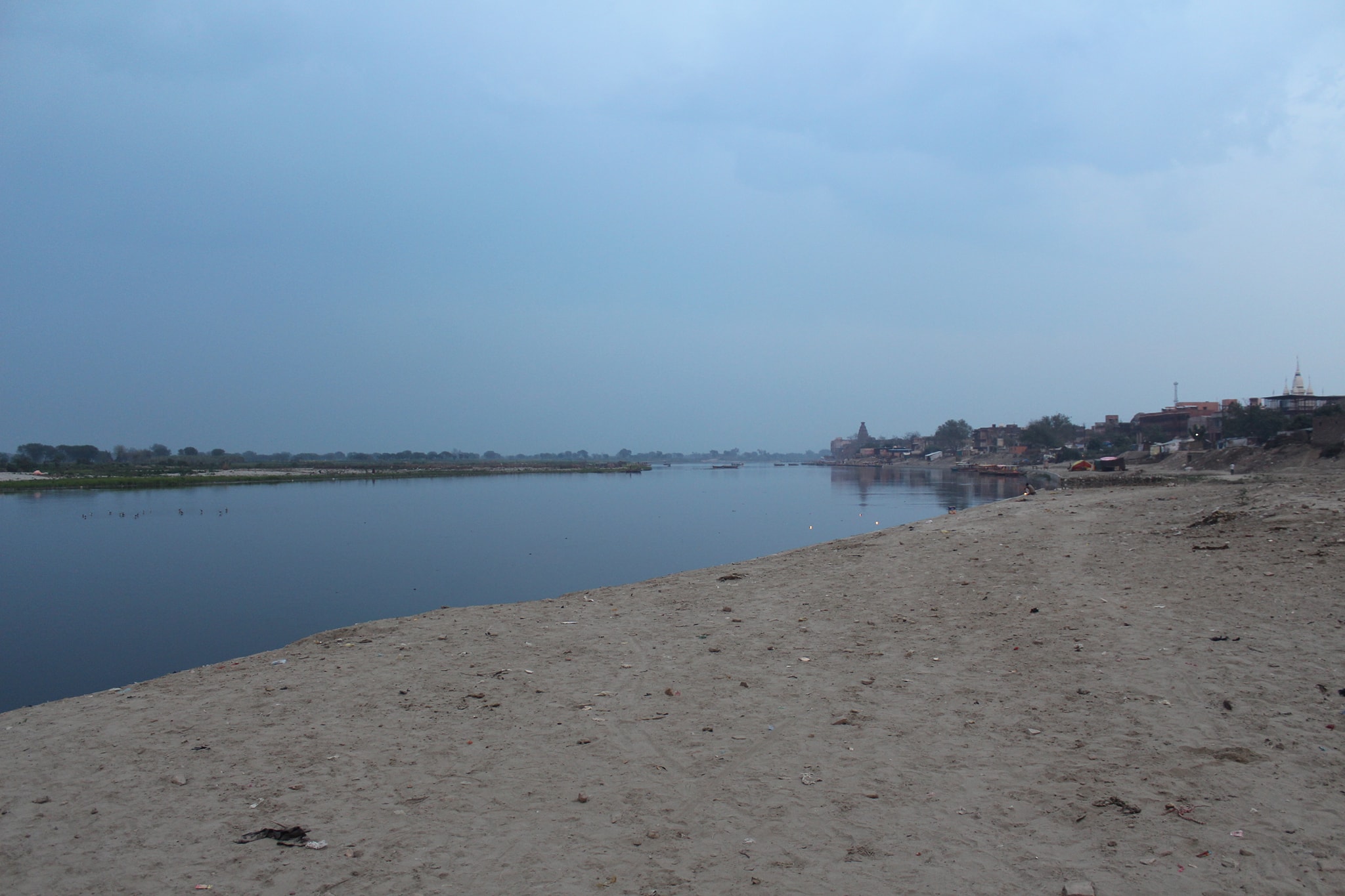 The divine dust on the banks of Shri Yamuna Ji, Vrindavan