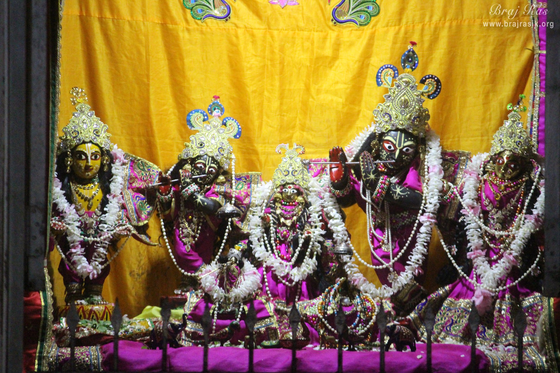 All deity darshan at Shri Radha Gokulananda Temple, Vrindavan