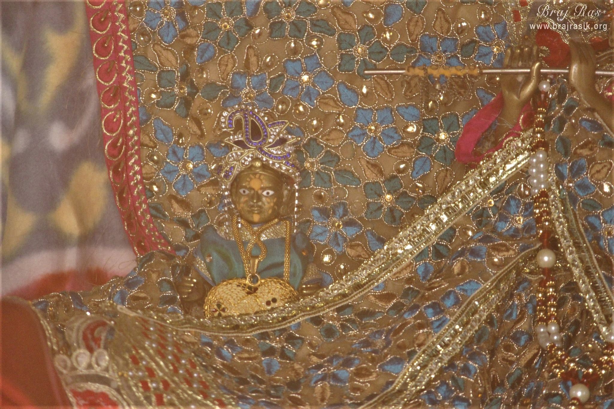 Deity darshan in the temple at Uncha Gaon - Lalita Sakhi's Village