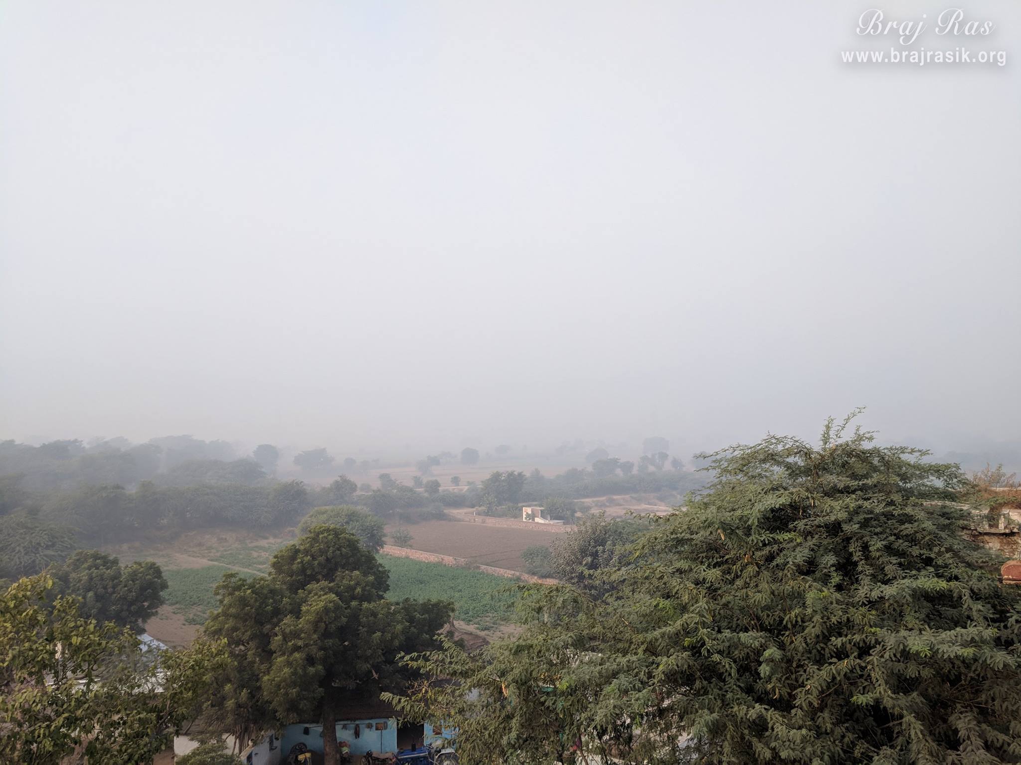 View of greenery and farm at Uncha Gaon - Lalita Sakhi's Village