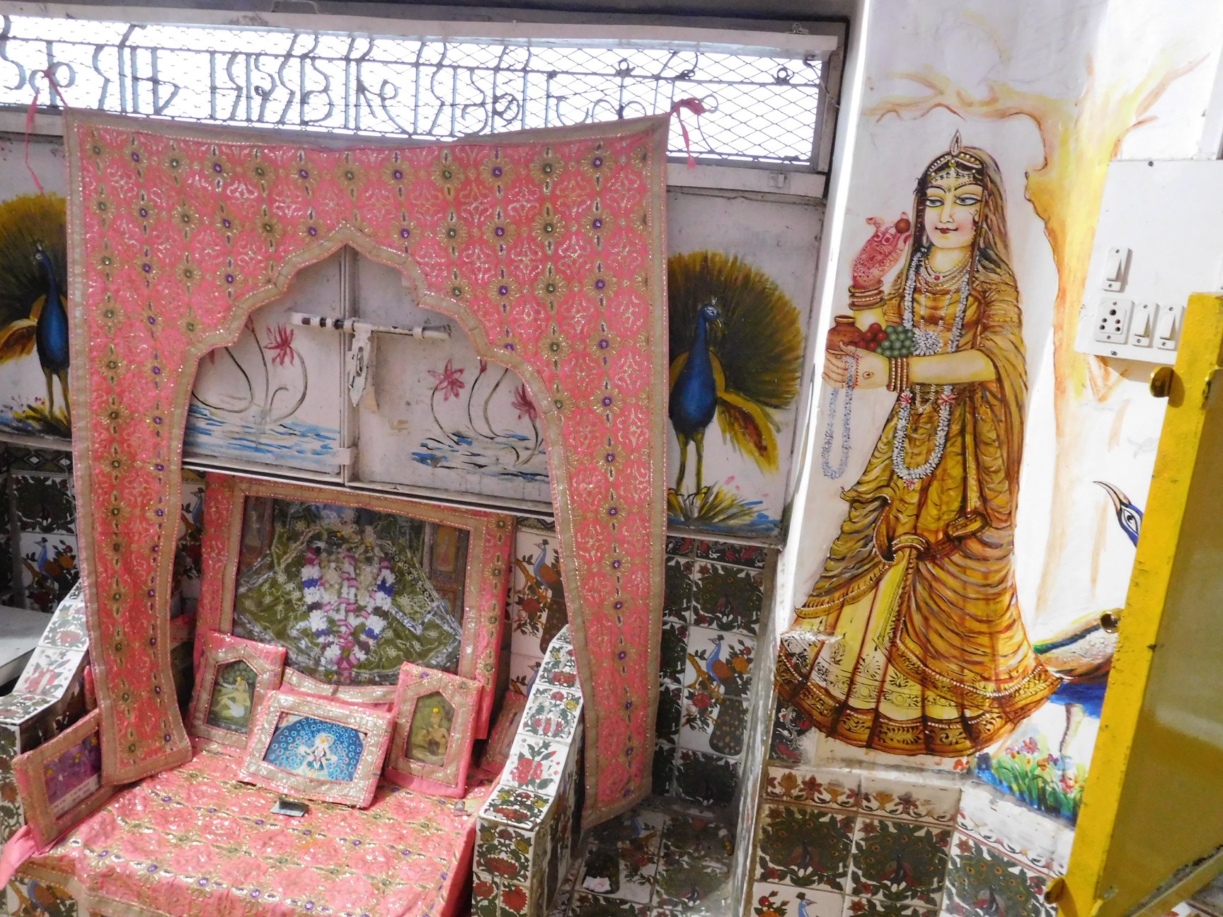 मोरकुटी, बरसाना में श्री राधा कृष्ण के दर्शन