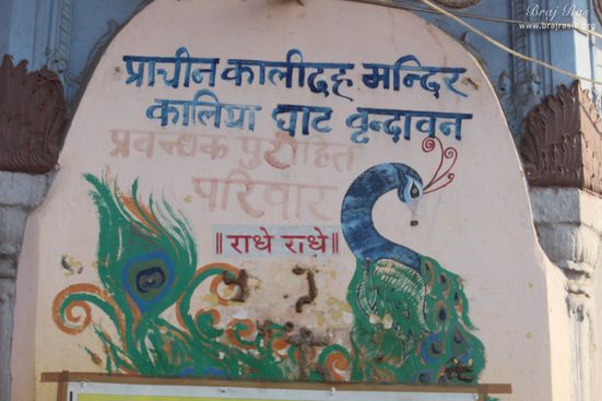 Information about place is written in Kaliya Deh or Kaliya Ghat, Vrindavan