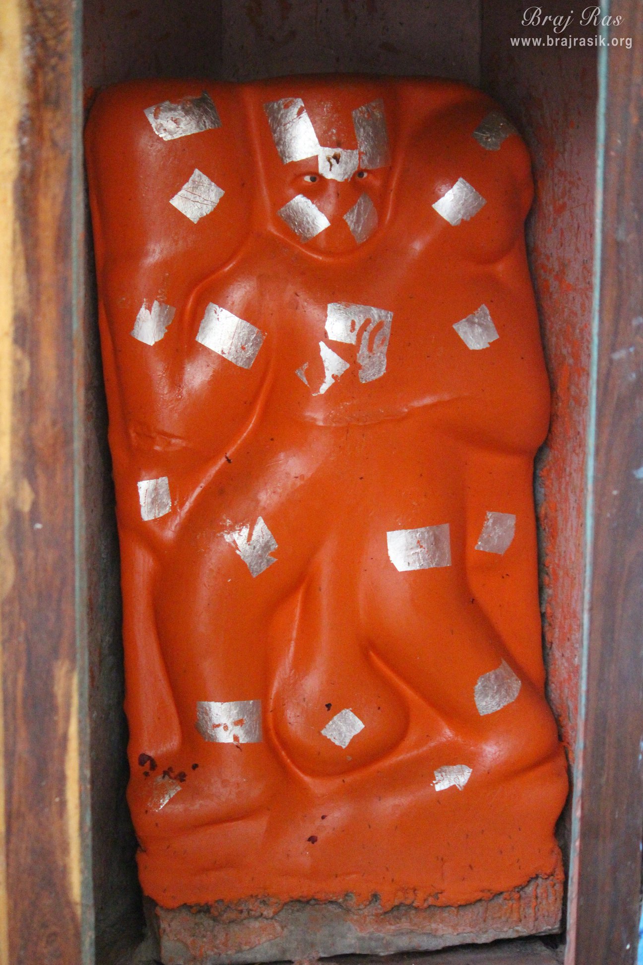Hanuman temple at Banshi Vata, Vrindavan