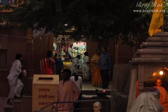 Diety darshan from the Tamarind tree at Imlitala, Vrindavan