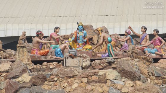 Goverdhan Leela at Prem Mandir Vrindavan