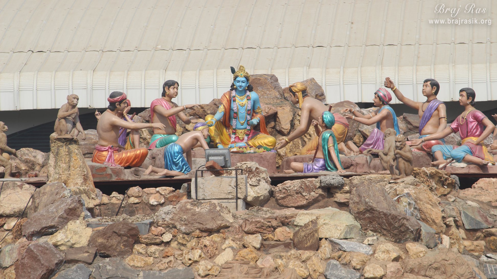 Goverdhan Leela at Prem Mandir Vrindavan