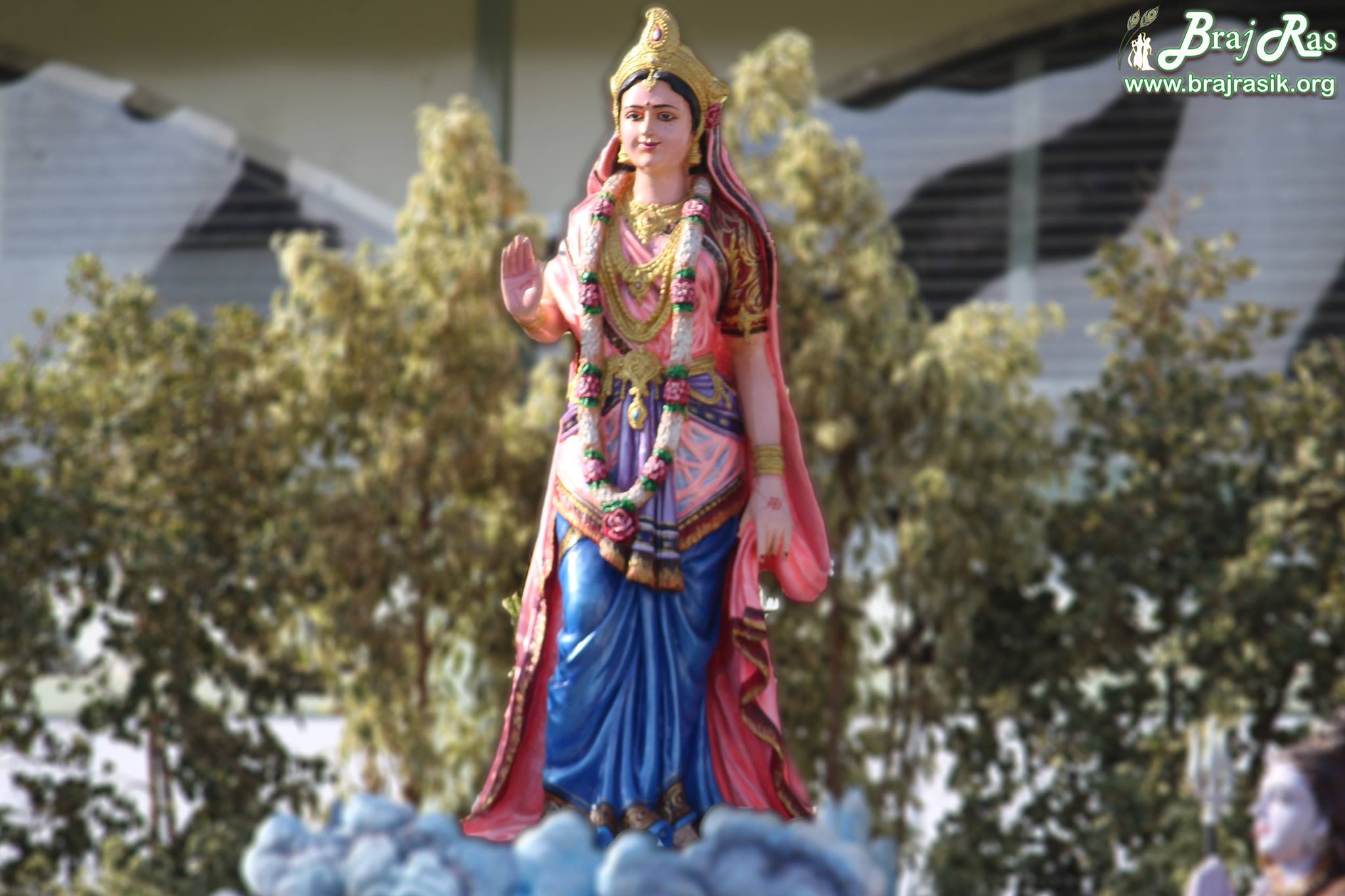 Close View of Shri Radharani at Prem Mandir, Vrindavan
