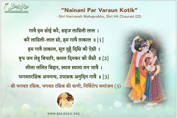 Gave Hum Soi Kare -  Bhagwat Rasik Ki Vaani, Nirvirodh Manranjan (3)