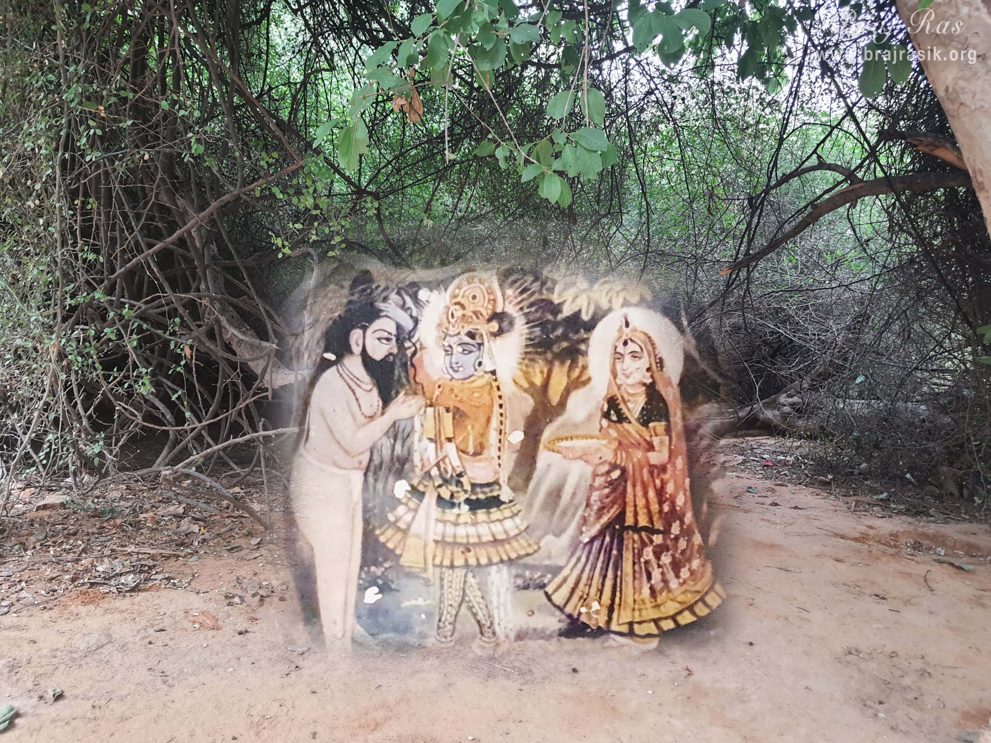 Shri Nagaji's entangled hairs resolved by Shri Radha Krishn at this place.
