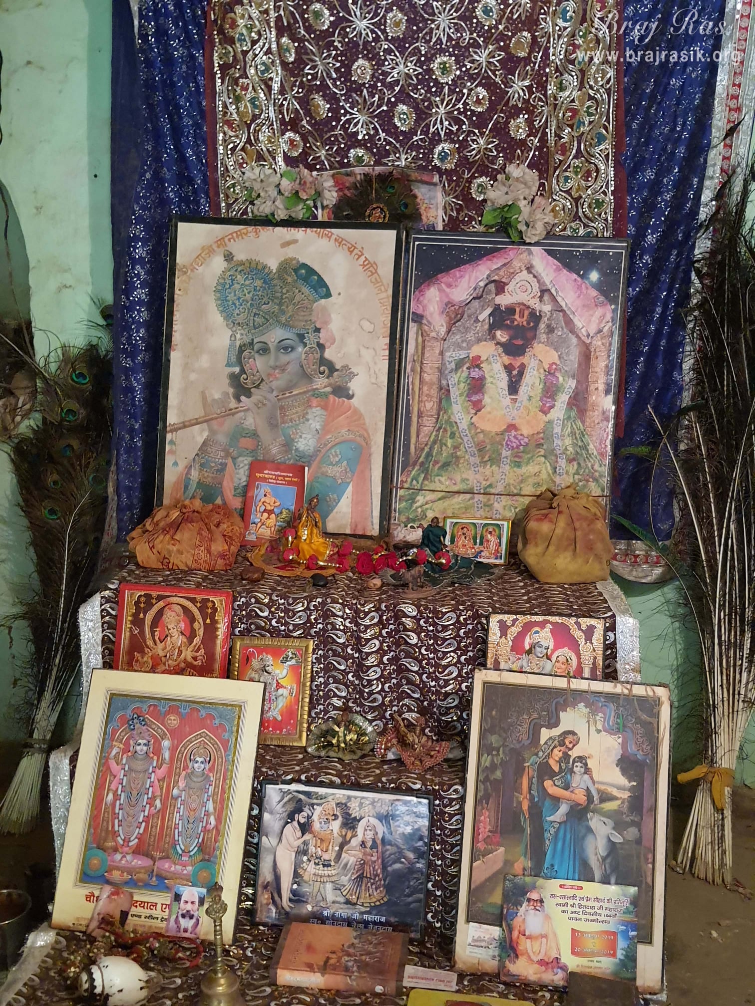 A close Darshan of various deities in the temple at Kadambkhandi