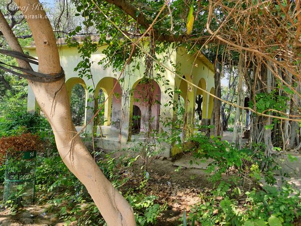 View of Temple inside Shri Radha Bag, Barsana