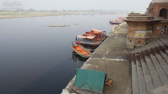 A nice view of Keshi Ghat, Vrindavan