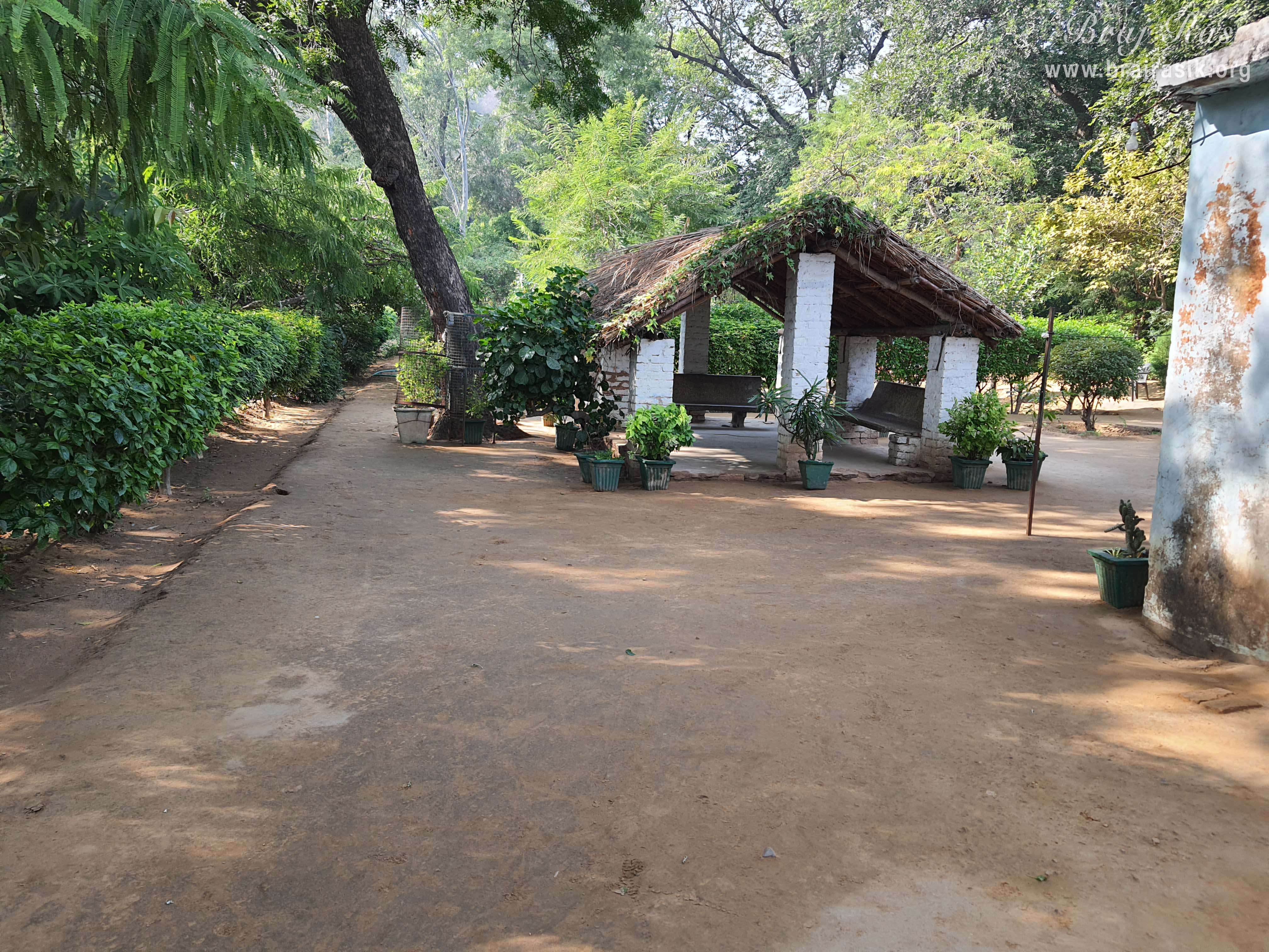 A sitting place in Nursery at Barsana.