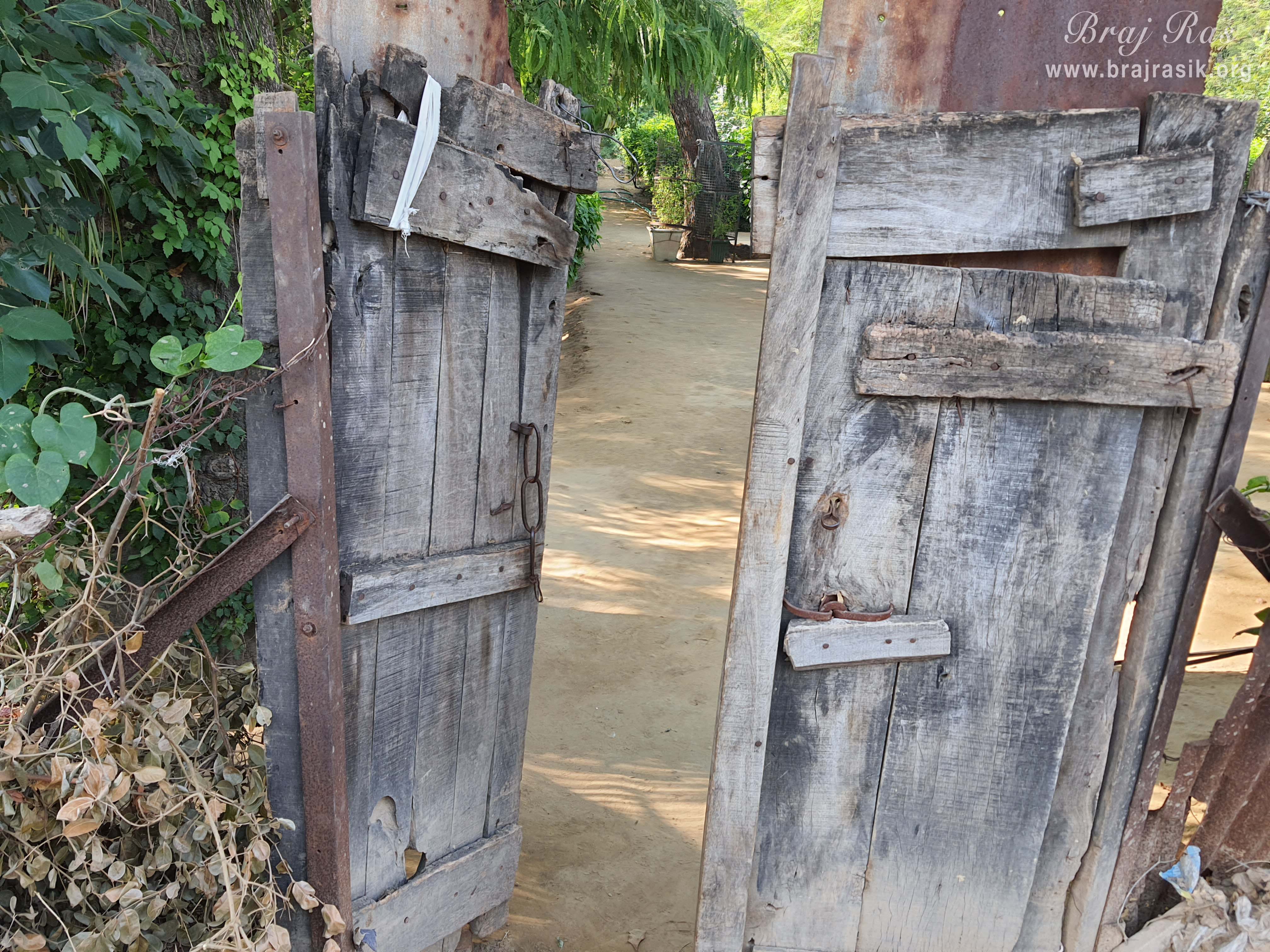 Door of Nursery at Barsana.