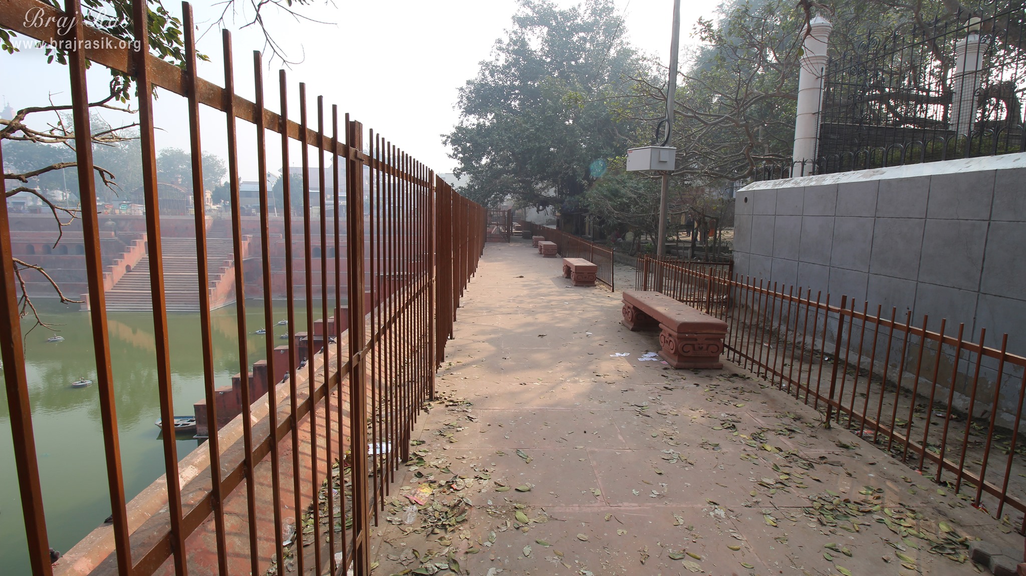 View of parikrama marg of Potra Kund, Mathura