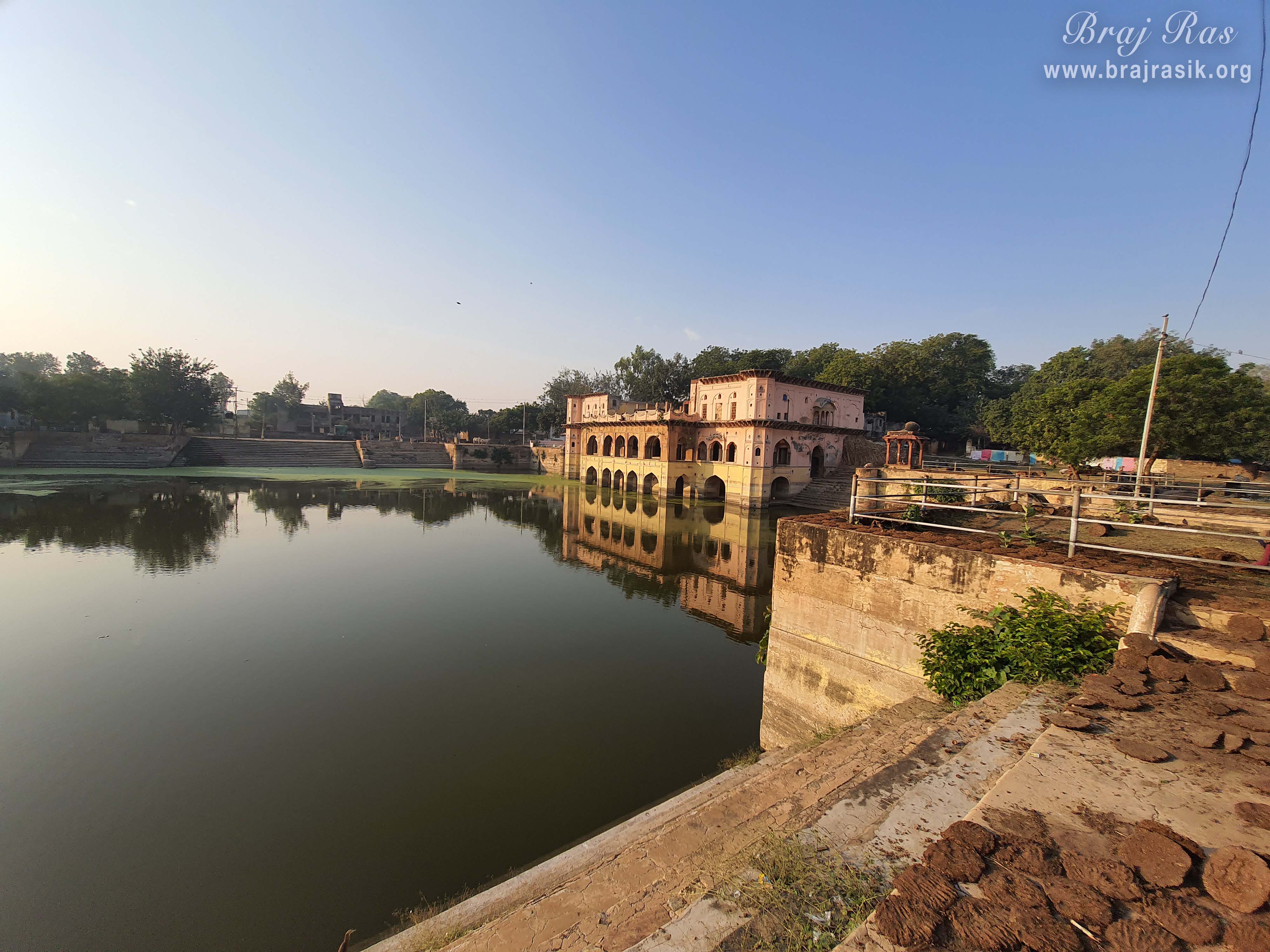 Another Sideview of Vrishbhanu Kund, Barsana.