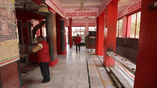 Temple courtyard view at Kankali ­Devi Temple, Mathura