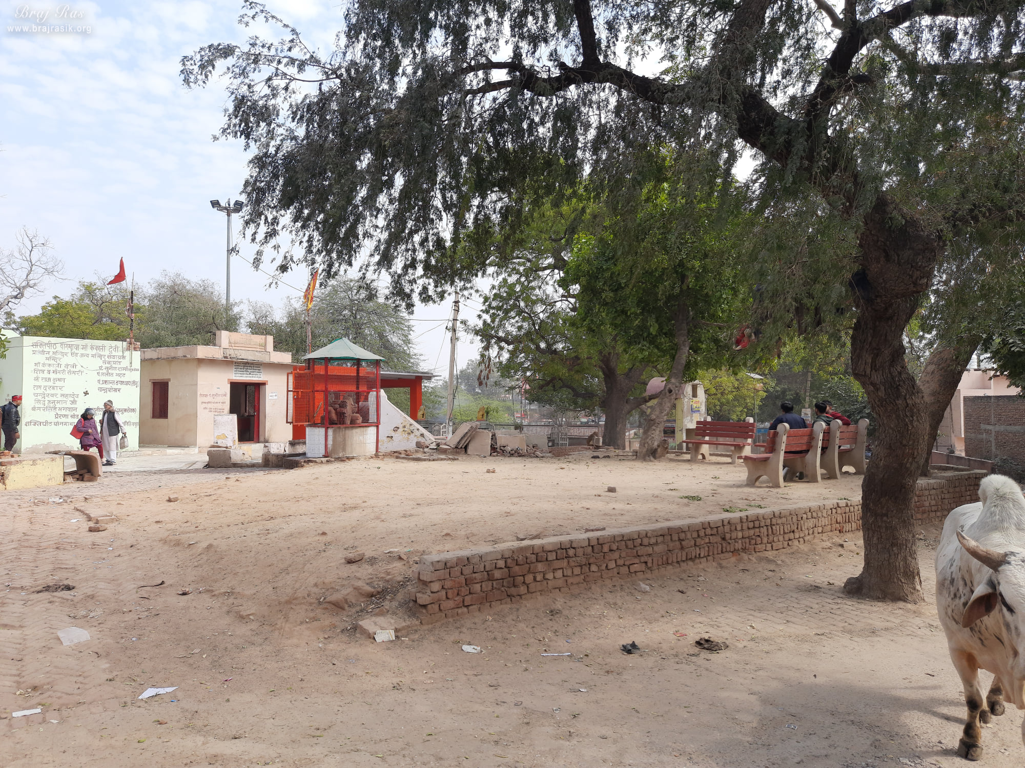 Outside temple area at Kankali ­Devi Temple, Mathura